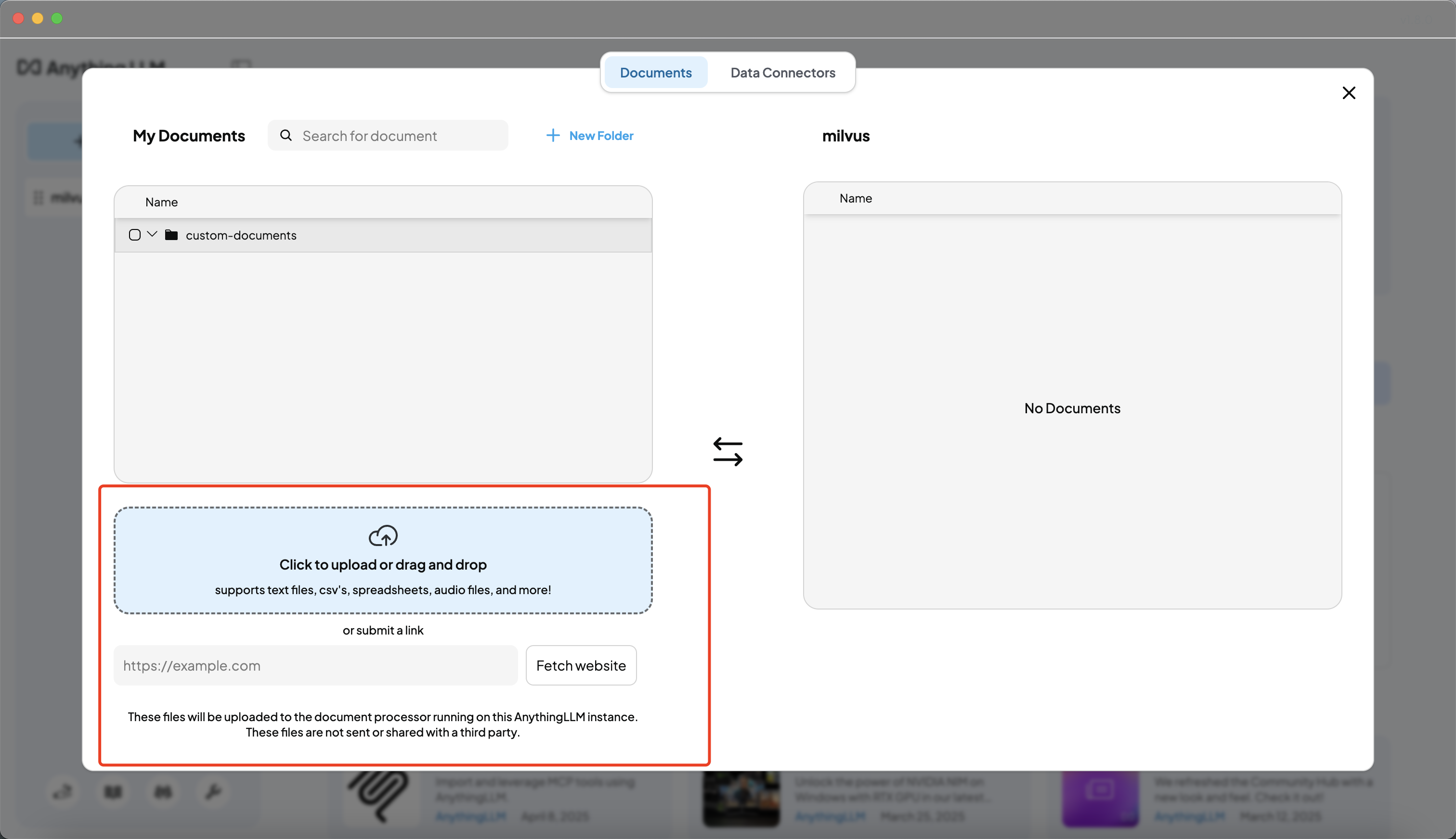 Upload Documents